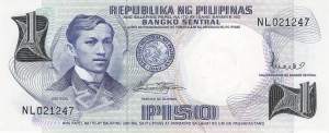 Philippinen 1 Piso 1969 p142b